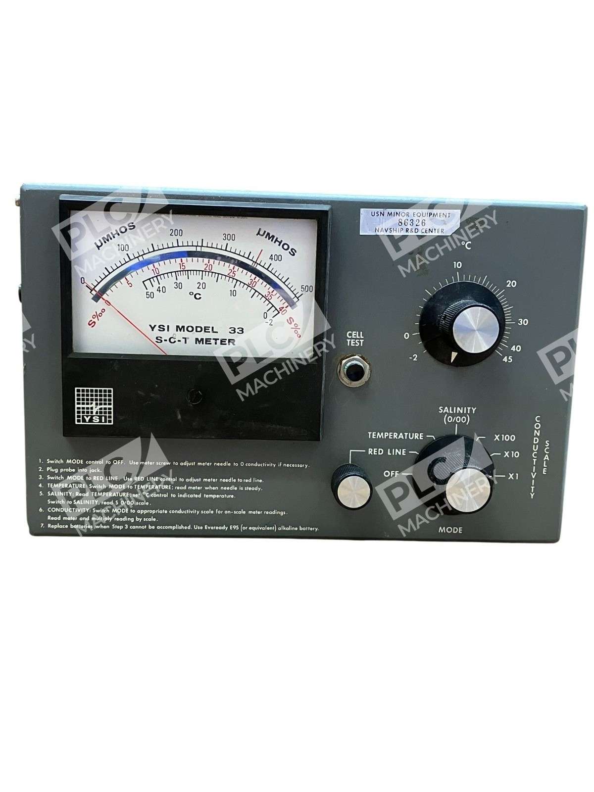 YSI Water Salinity Conductivity Temperature Model 33 S-C-T Meter - Image 3