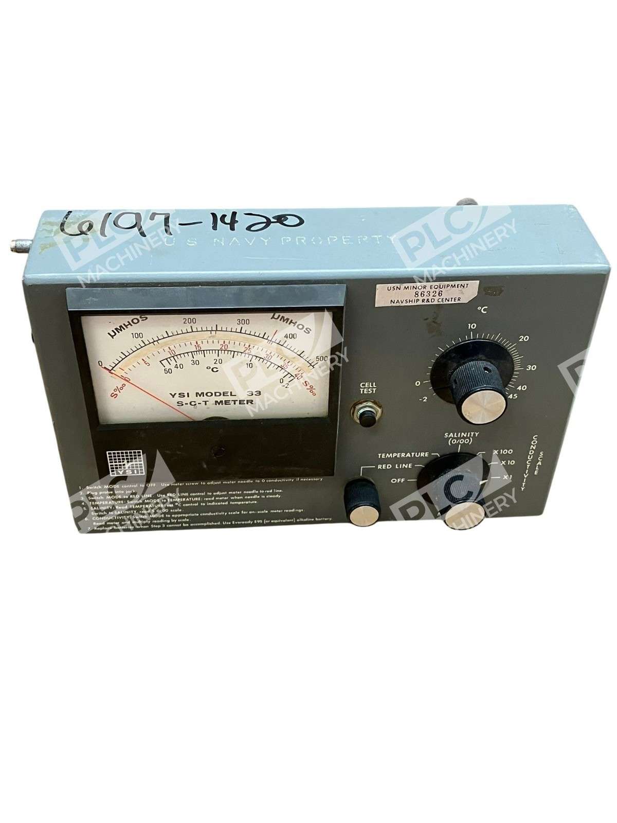 YSI Water Salinity Conductivity Temperature Model 33 S-C-T Meter - Image 4