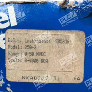 Yokogawa 250 3 EIL Instruments 905936 0 50MVDC 0 4000DCA 227025197707
