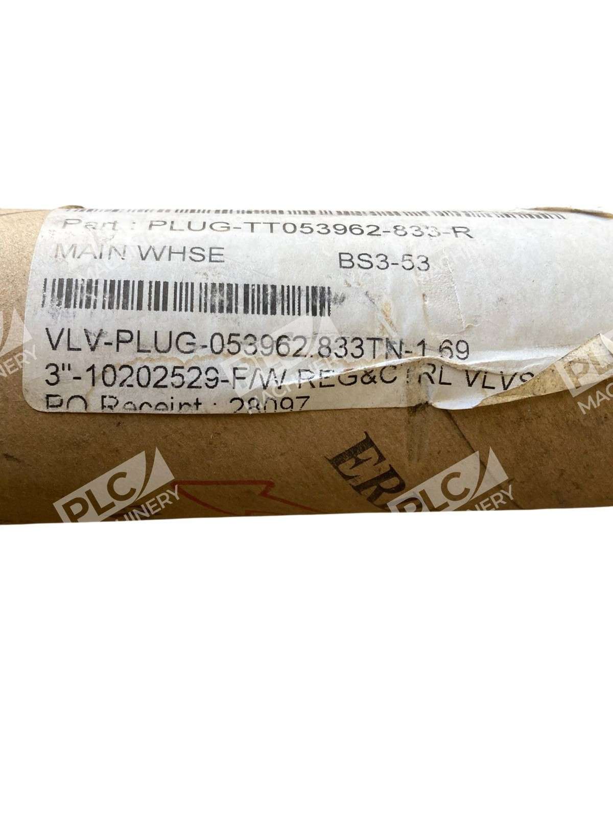 3-Inch Plug TT053962-833 Feedwater Reg & Control Valve Replacement - Image 7