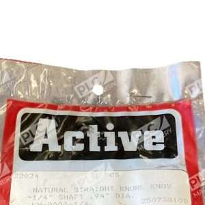 Active KN 900A 14 Natural Straight Knurl Knob 14 Shaft 94 Dia 297760681028