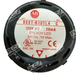 Allen Bradley 120VAC 20mA Steady LED Red Stack Light 855T-B10TL4 /C