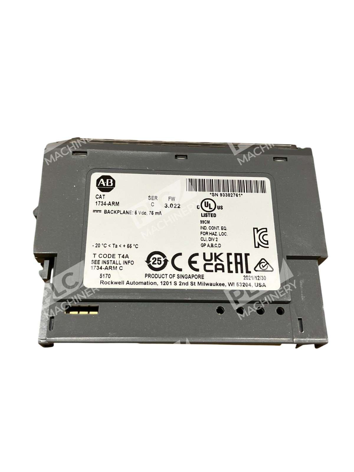 Allen-Bradley 1734-ARM POINT I/O 4-Ch Analog Output Module 4-20mA Ser. C - Image 4