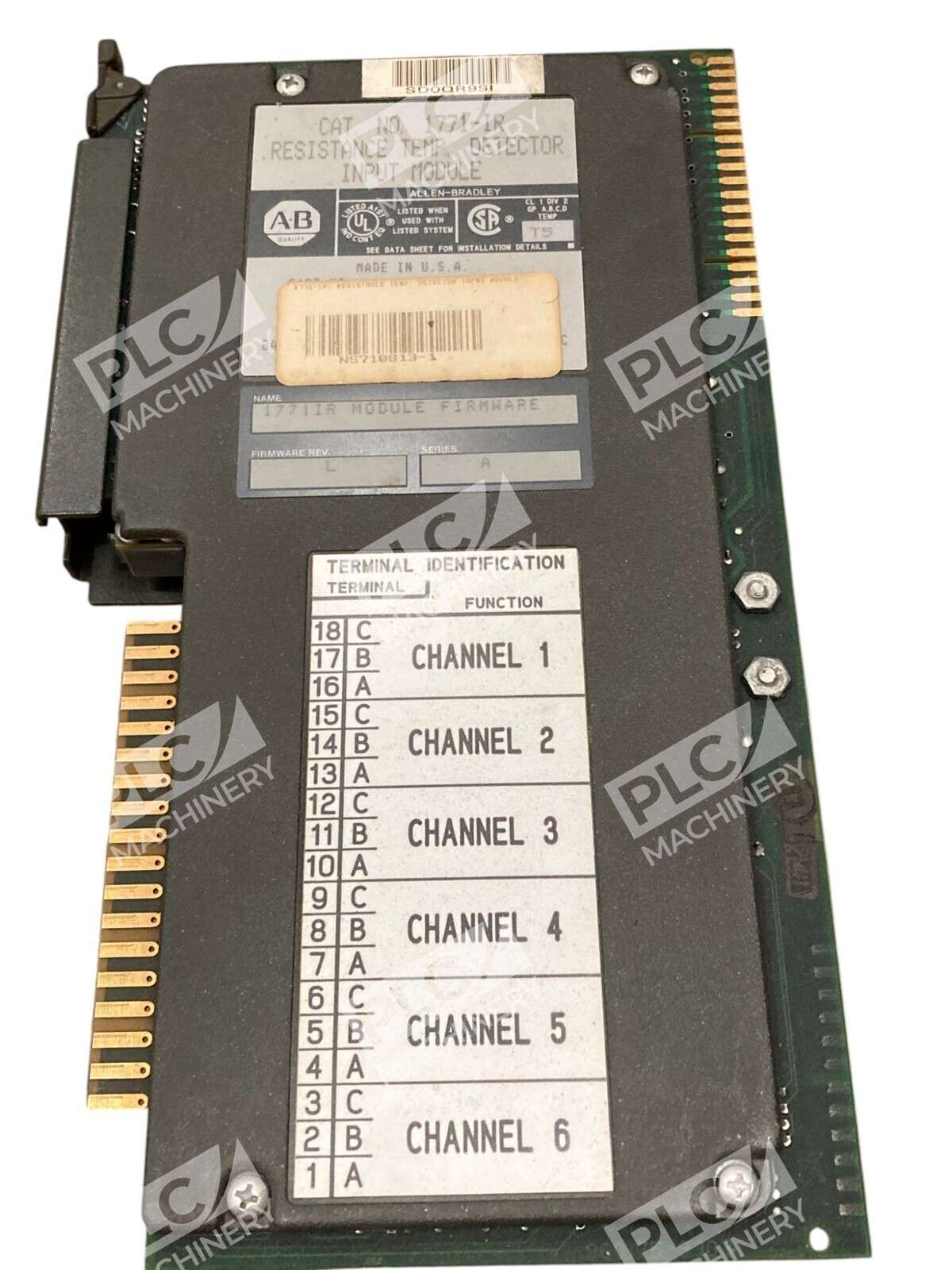 Allen-Bradley 1771-IR RTD Input Module PLC 6-Channel Temp Sensor Card - Image 4