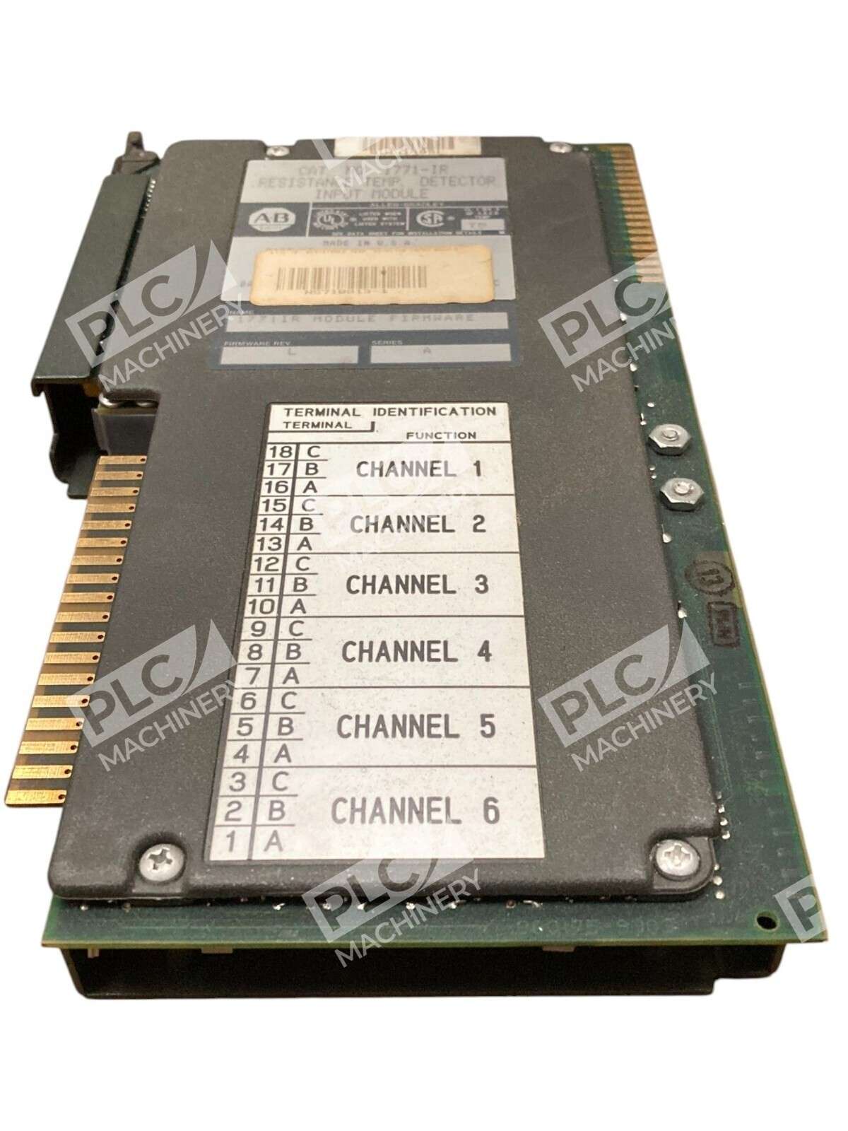 Allen-Bradley 1771-IR RTD Input Module PLC 6-Channel Temp Sensor Card