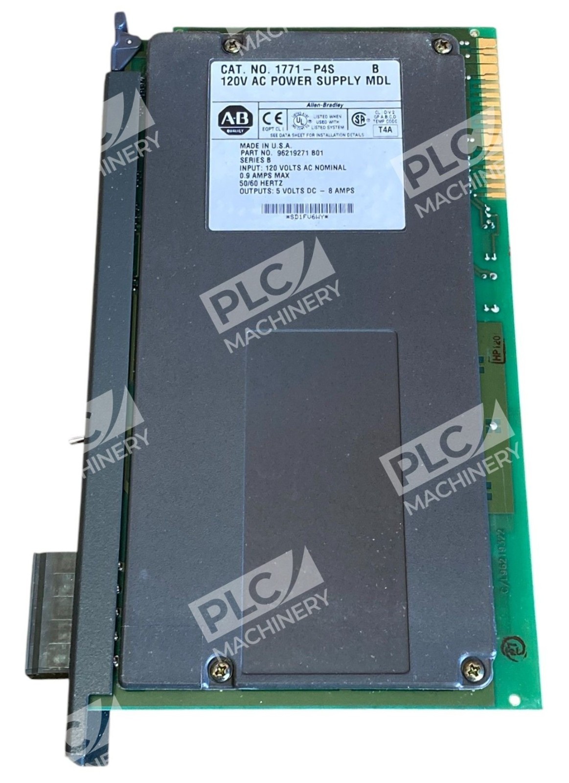 Allen Bradley AB 120V AC Power Supply Module 1771-P4S /B