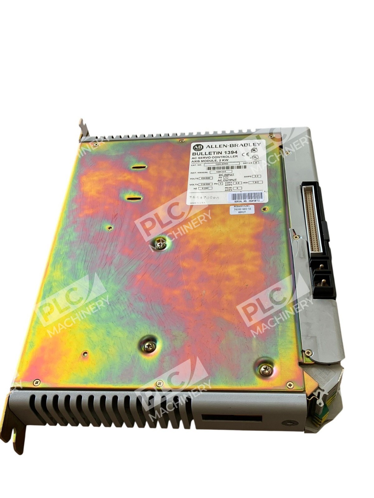 Allen Bradley AB AC Servo Controller 2kW Axis Module 1394-AM03 /C Damaged - Image 3