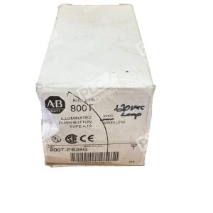 Allen Bradley AB XFMR Green Lens Illuminated Push Button 800T-PB26G /T