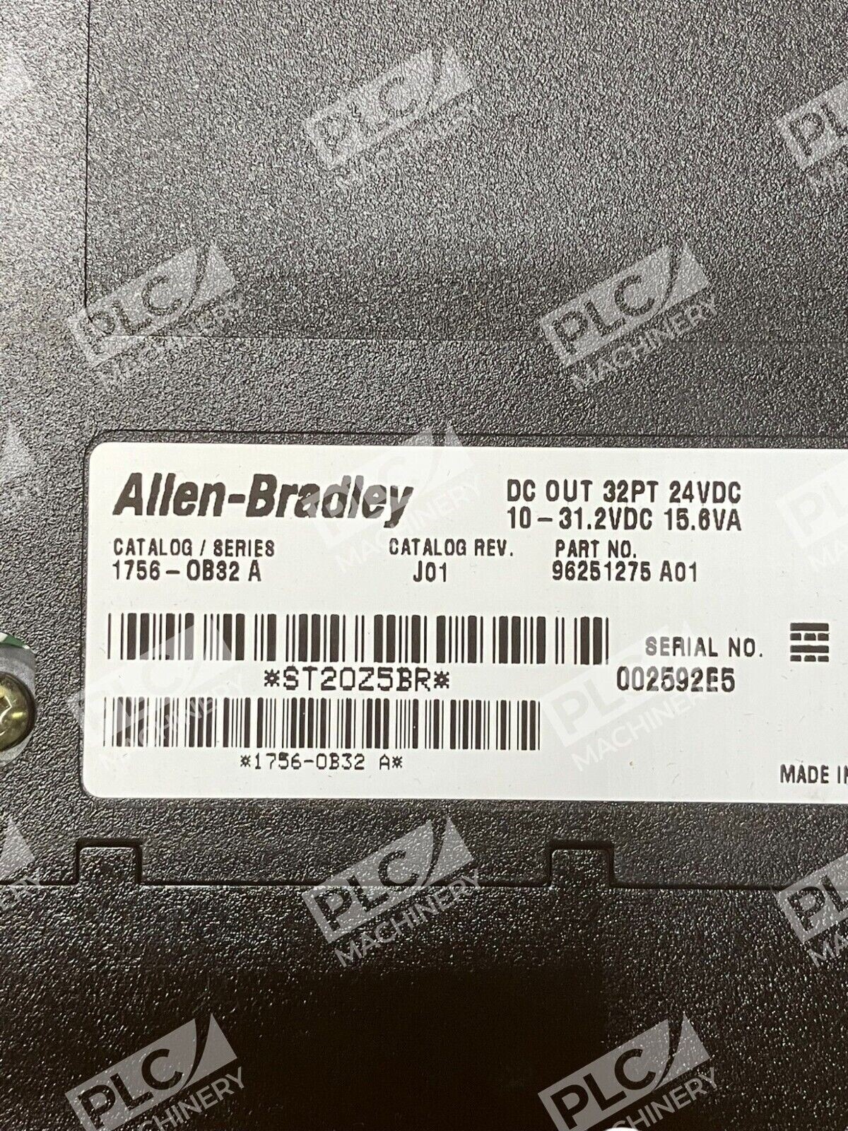 Allen Bradley DC Out 32PT 24VDC Controllogix Digital Output Module 1756-OB32 /A - Image 3