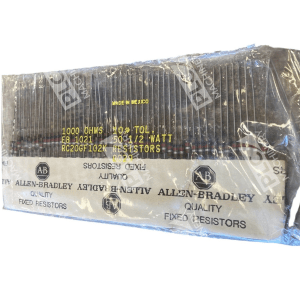 Allen-Bradley RC20GF102K Carbon Comp Resistor 1000Ω 10% 0.5W Fixed PKG of 50