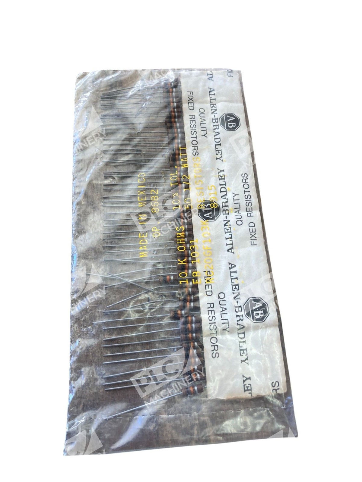 Allen-Bradley RC20GF103K 10K Ohm 1/2W 10% Carbon Composition Resistor Pack of 50 - Image 3