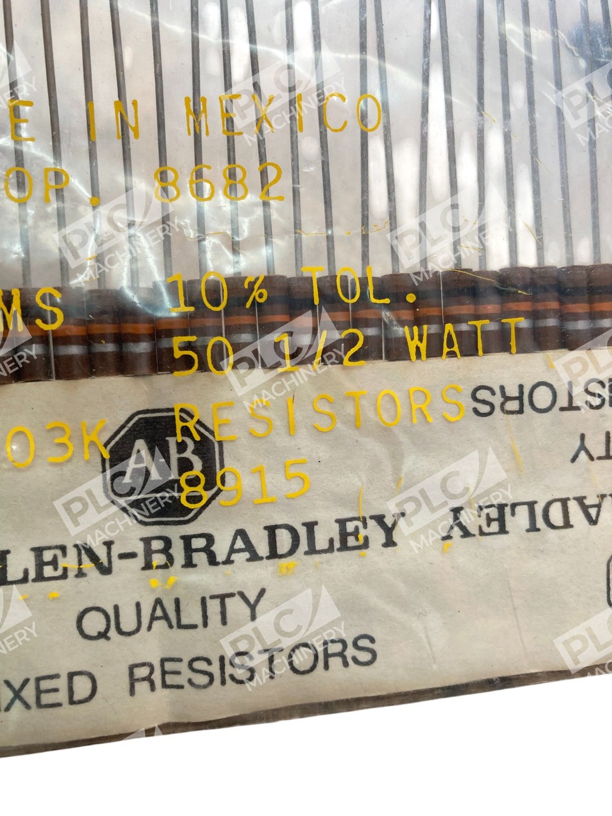 Allen-Bradley RC20GF103K 10K Ohm 1/2W 10% Carbon Composition Resistor Pack of 50 - Image 6