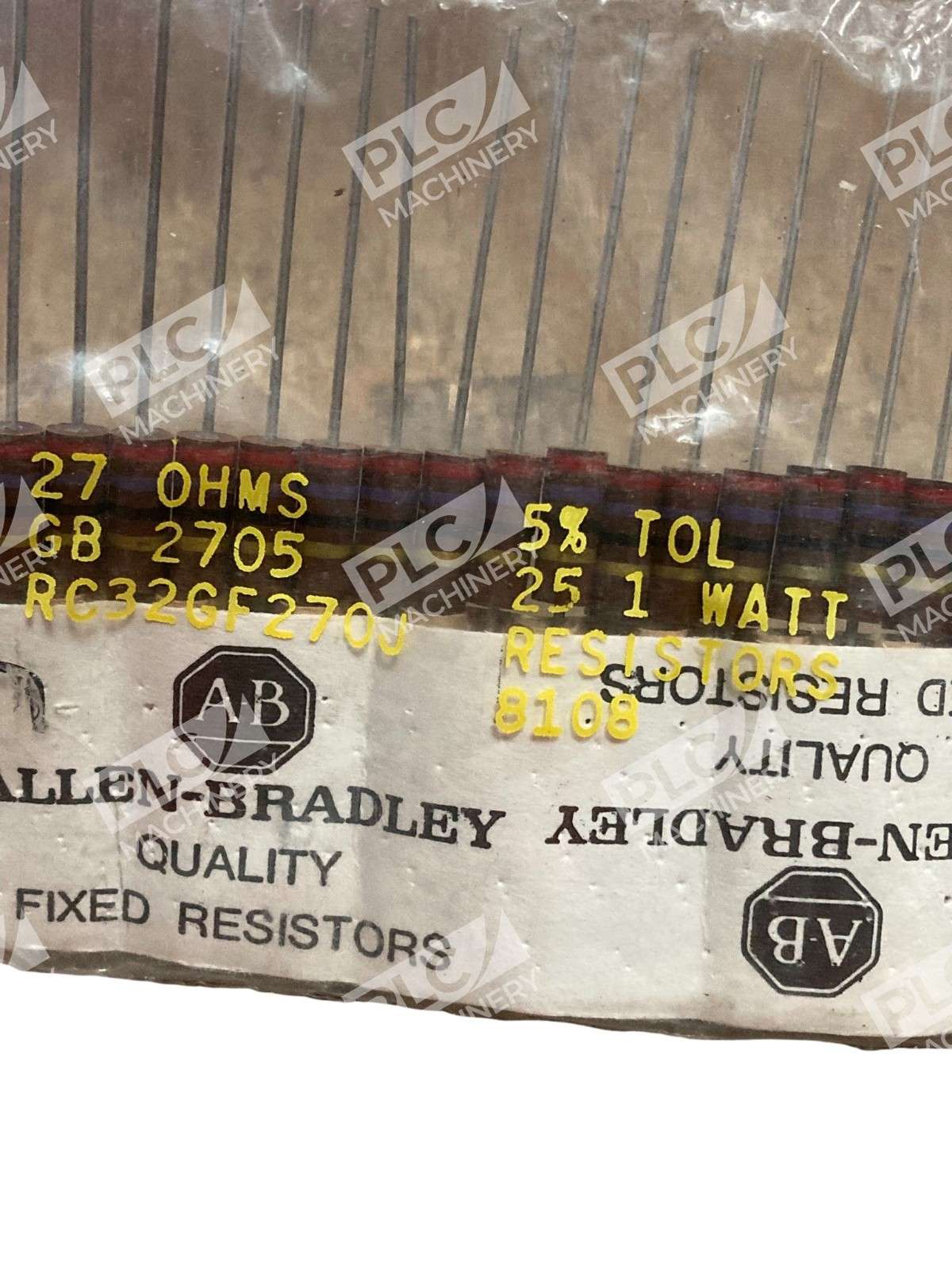 Allen-Bradley RC32GF270J Carbon Composition Resistor 27Ω 1W 5% - Image 3