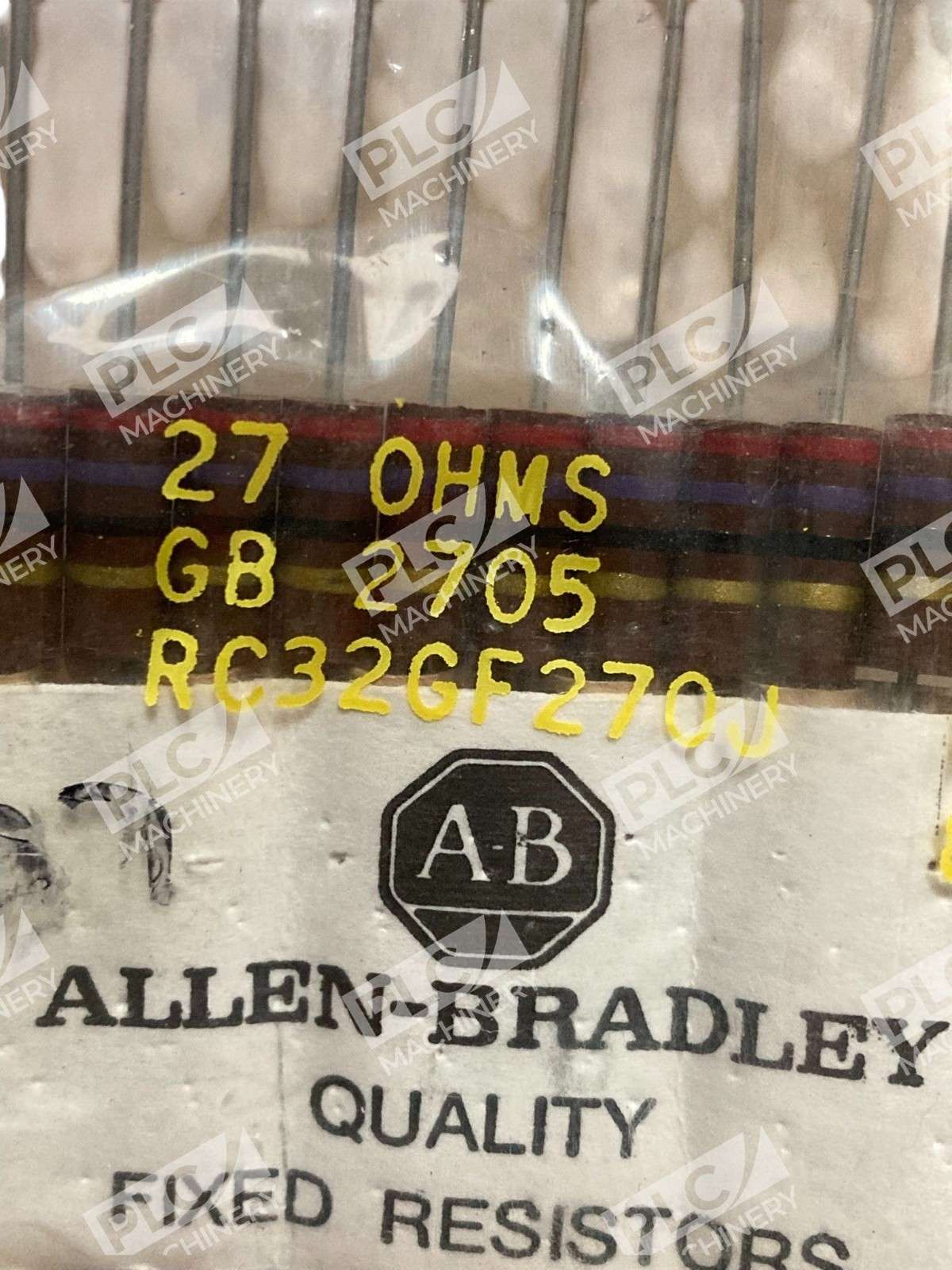 Allen-Bradley RC32GF270J Carbon Composition Resistor 27Ω 1W 5% - Image 4