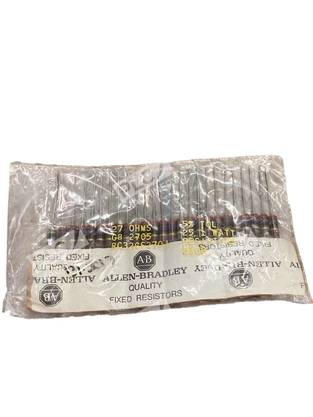 Allen-Bradley RC32GF270J Carbon Composition Resistor 27Ω 1W 5%