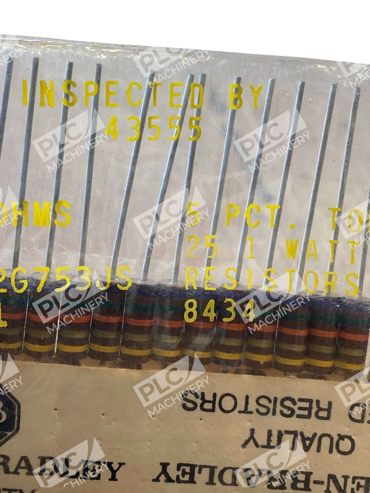 Allen-Bradley RCR32G753JS Carbon Composition Resistor 7.5KΩ 1W 5% - Image 5