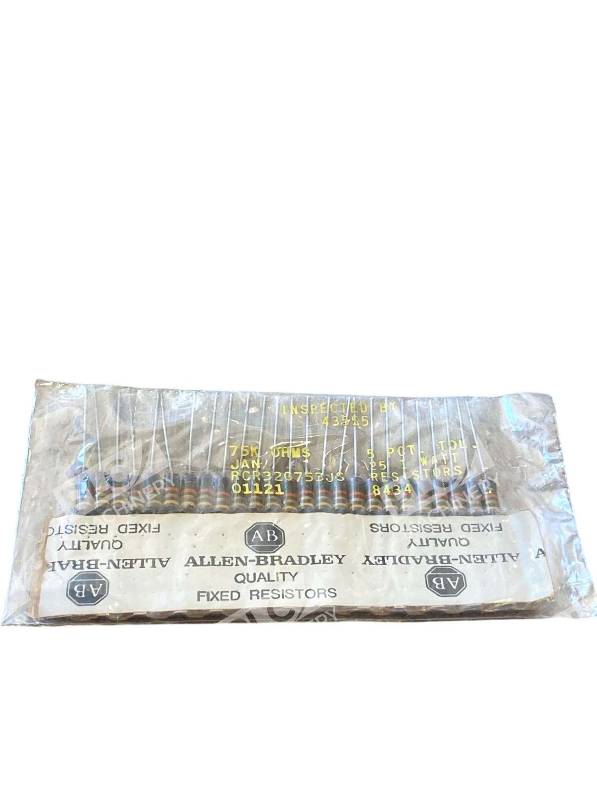 Allen-Bradley RCR32G753JS Carbon Composition Resistor 7.5KΩ 1W 5%