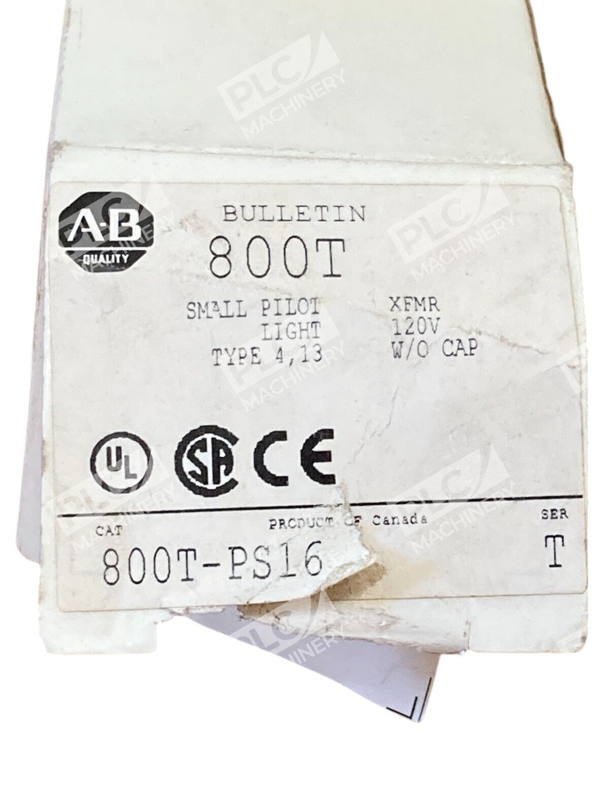 Allen Bradley Small Pilot Light W/O Cap XFMR 800T-PS16 /T - Image 3