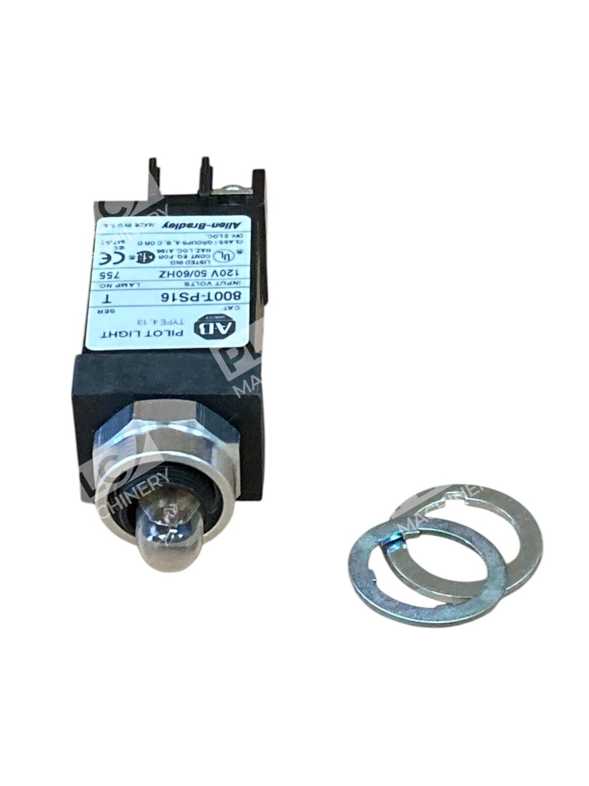 Allen Bradley Small Pilot Light W/O Cap XFMR 800T-PS16 /T - Image 6