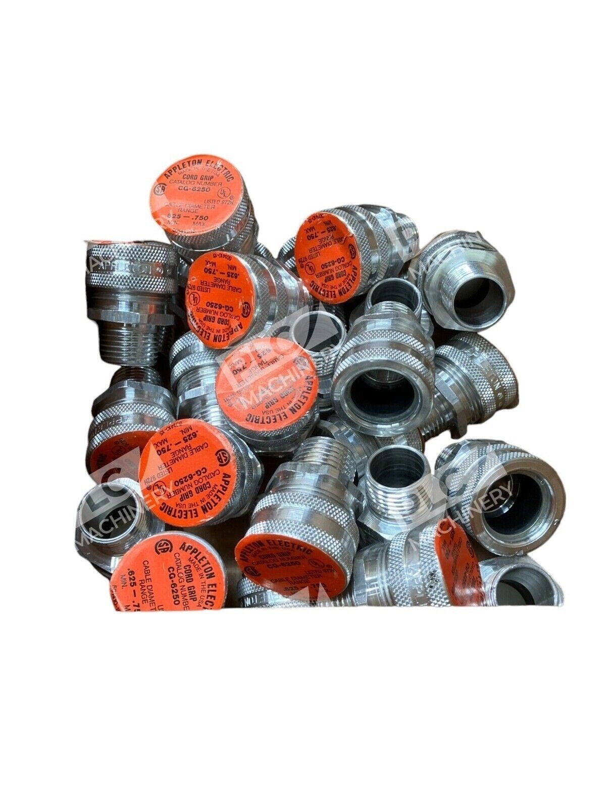 Appleton CG-6250 1/2" Aluminum Cord Connectors (Box of 25) - Image 3