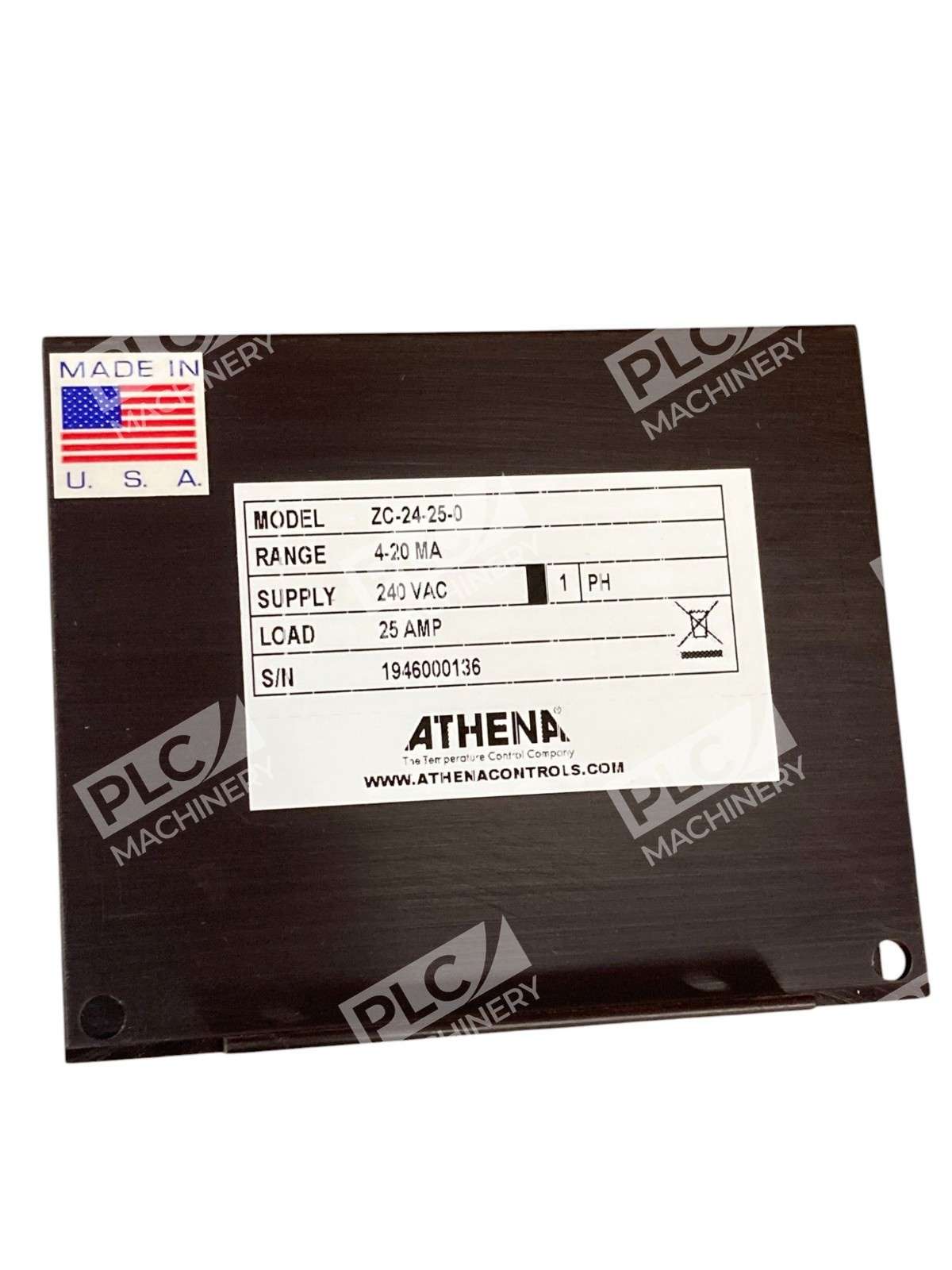 Athena Controls ZC-24-25-0 Temperature Control Device - Image 3