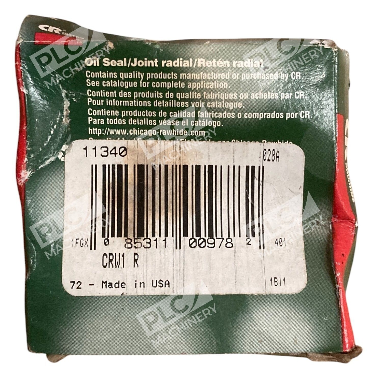 CR Chicago Rawhide CRW1 R 028A Oil Seal Joint Radial 11340 - Image 3
