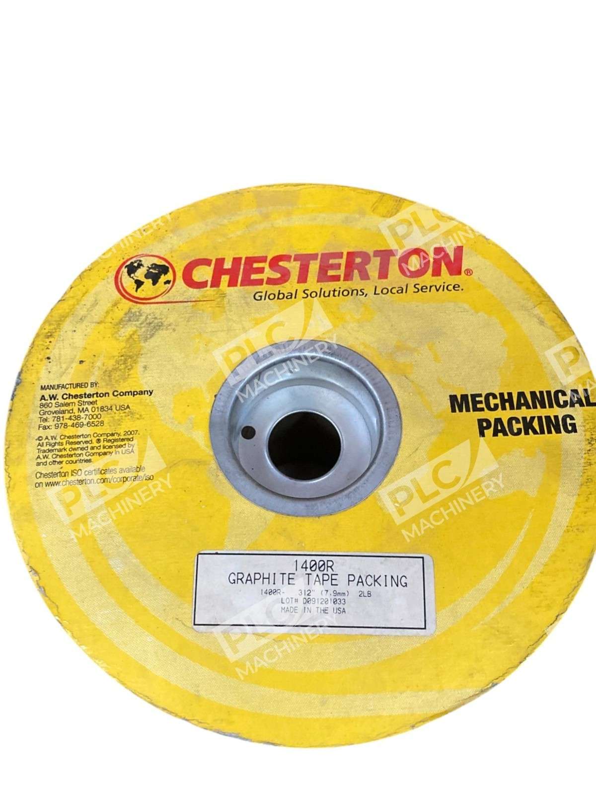Chesterton 1400R 2.11lb 0.312" Graphite Tape Packing Spool 001054 - Image 6