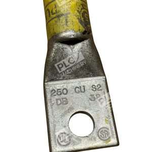 Copper Compression Lug B-16 Yellow Tin-Plated BLU-02