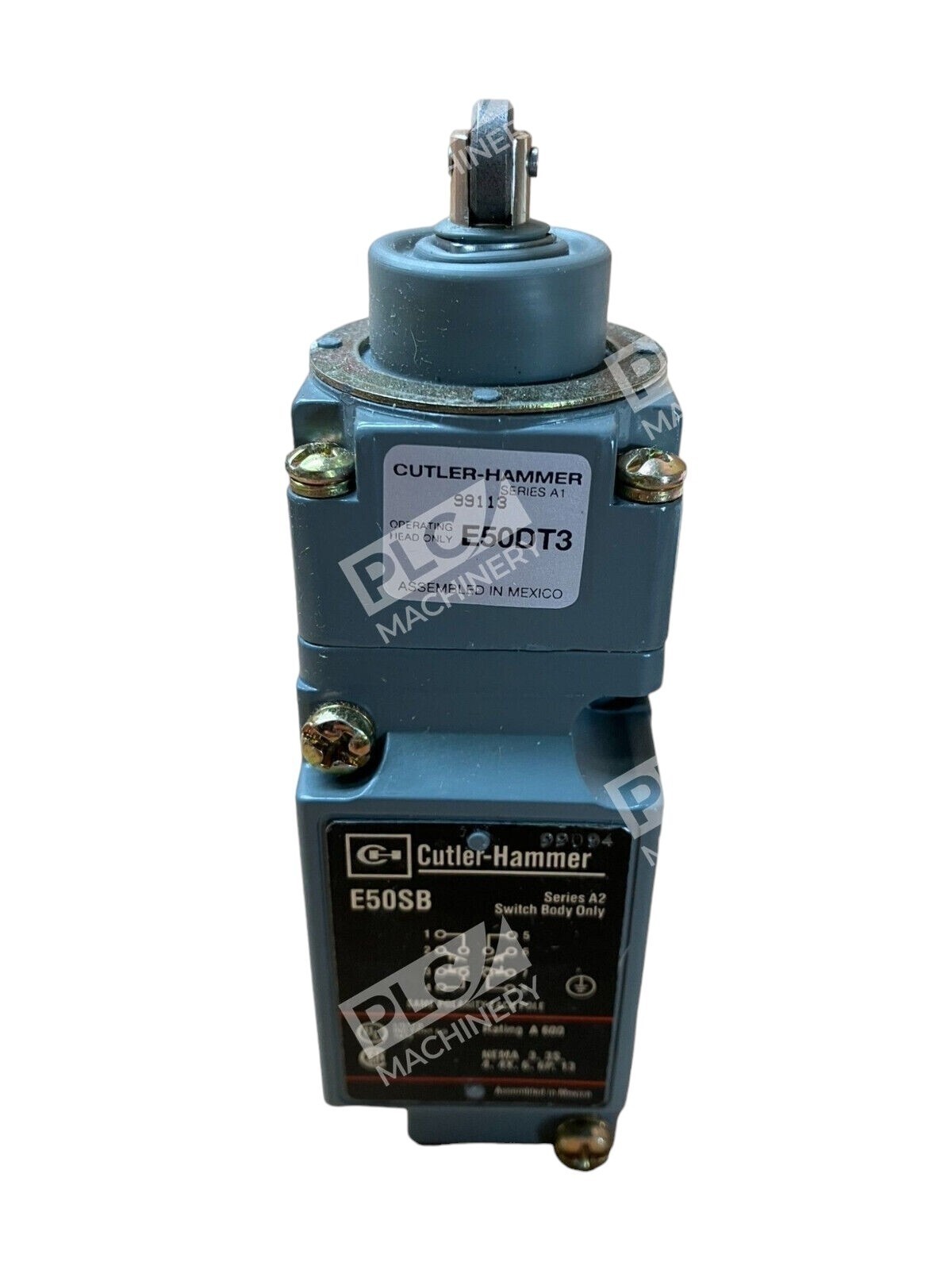 Cutler Hammer E50BT3 Limit Switch Component Top Push Roller Spring Return Compos - Image 3