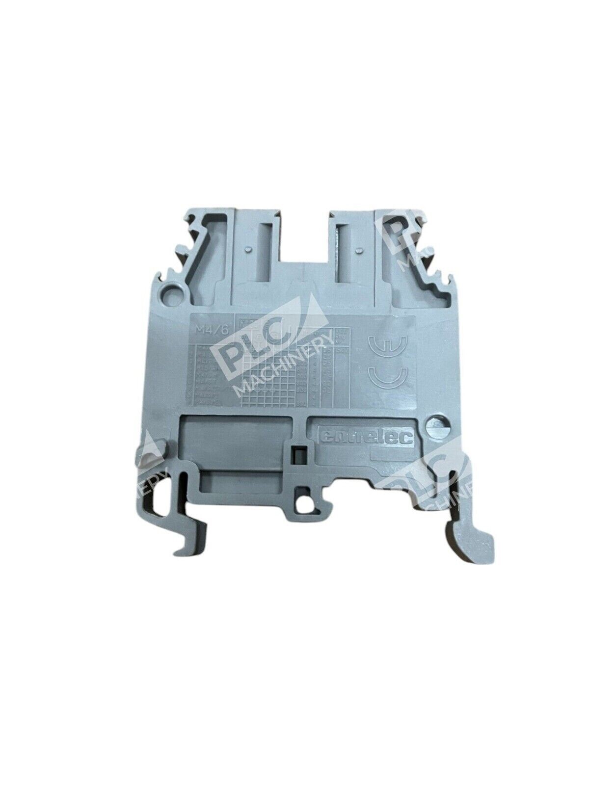 Entrelec 30A 600VAC 22-10AWG Gray Feed-Through Terminal Block M4/6 (lot of 16) - Image 3