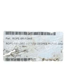 Fiberglass Braided Rope 12 High Temp 1000F Gasket Seal ROPE BR FG805 297936481178