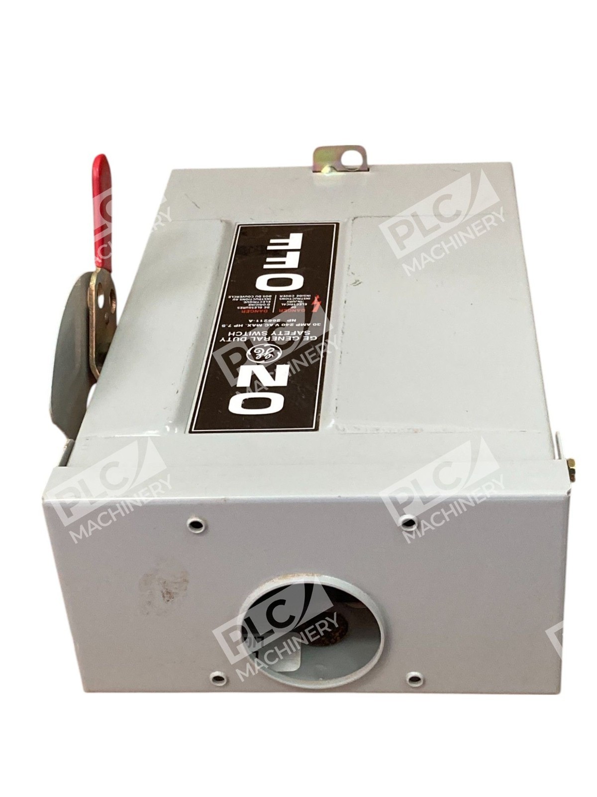 GE General Electric 30A 3 Pole General Duty Safety Switch TGN3321R - Image 9