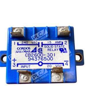 Gordos Arkansas GB2600 501 20VDC to 240VAC 15A Single Phase Solid State Relay 297849428858