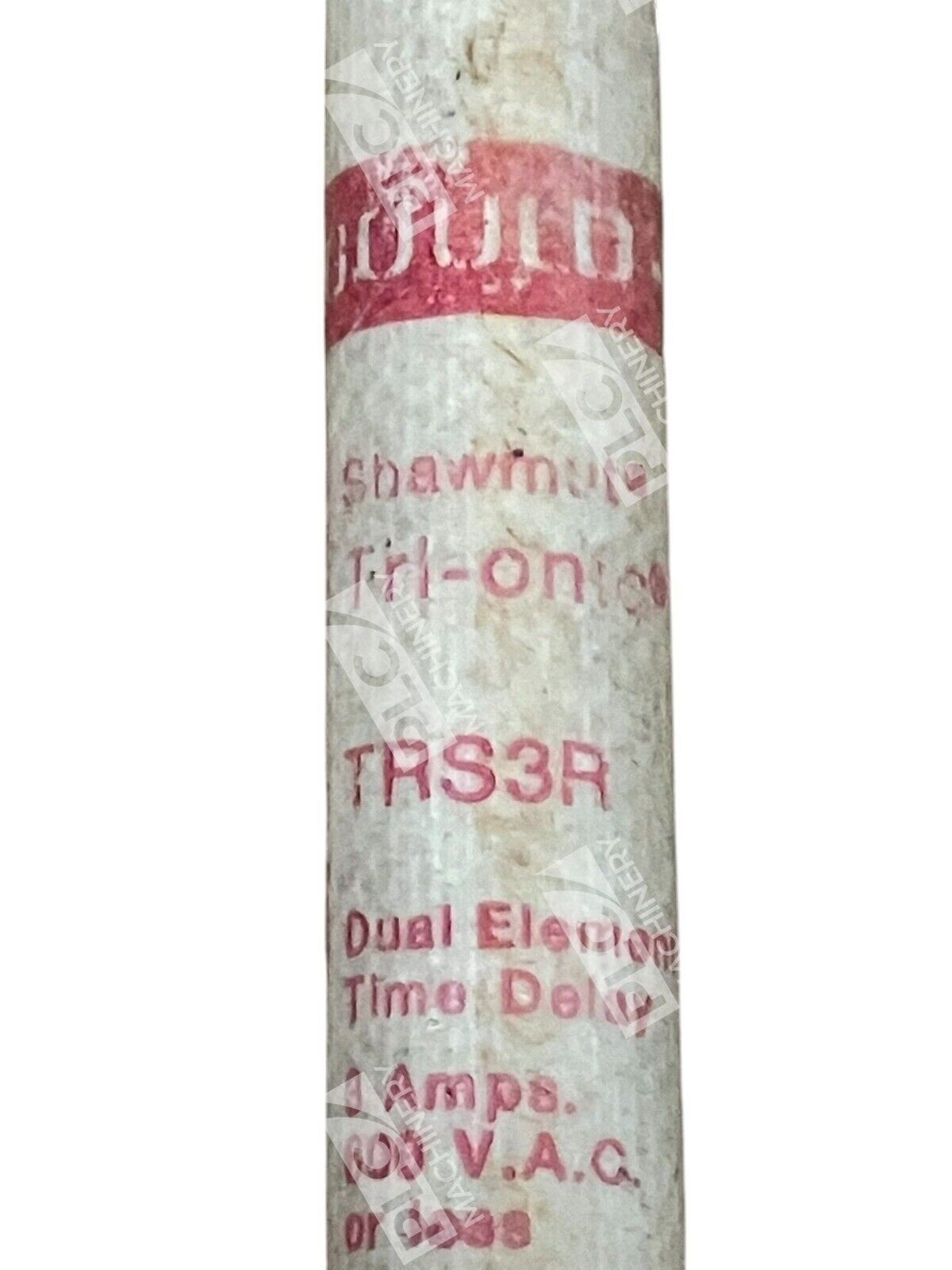 Gould Shawmut Tri-Onic TRS3R 3A 600VAC Fuse TRS3R (lot of 3) - Image 4