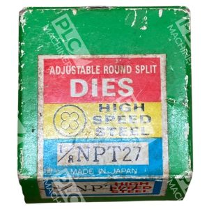High Speed Steel EN62002 1/8-27 NPT HSS Adjustable Round Split Die 1/8NPT27