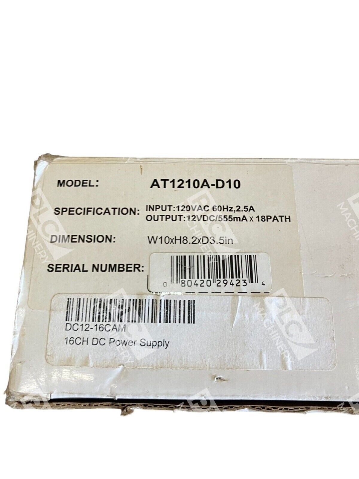 ITE AT1210A-D10 Power Supply Enclosure W10xH8.2xD3.5in 16CH - Image 4