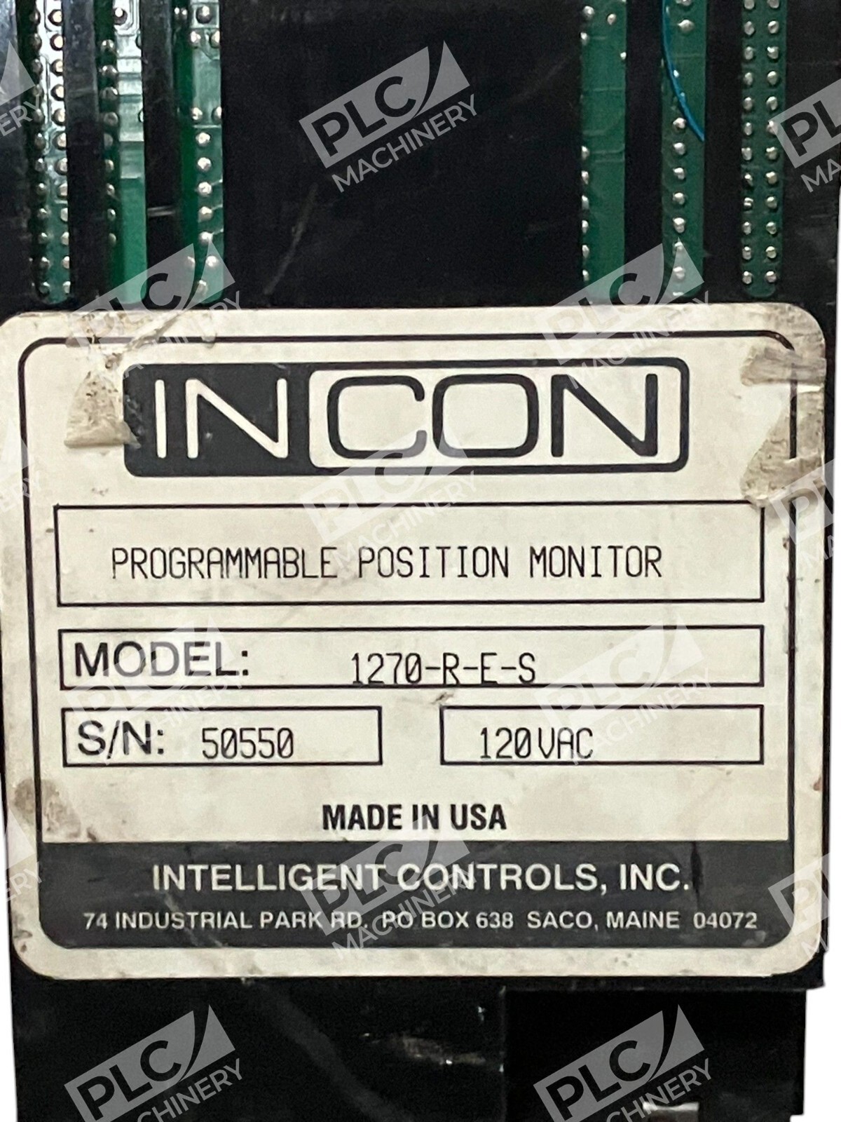Intelligent Controls Incon Programmable Position Monitor 1270-R-E-S - Image 3