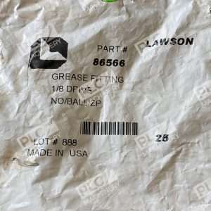 Lawson 18 Drive NoBall ZP Grease Fitting 86566 Bag of 25 226947769118