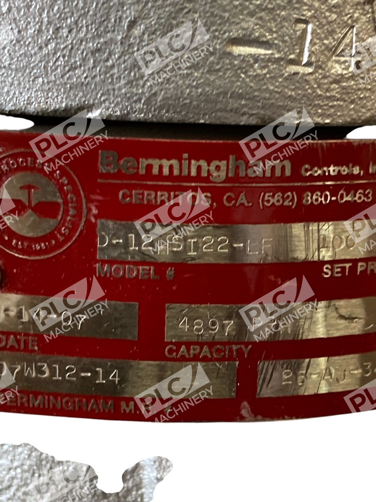 Lonergan Valve 1-1/2 H 3 100PSIG Relief Valve D-12HS122-LF - Image 14