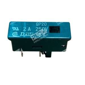 Lot of 10 Daito GP20 2A 250V Alarm Fuse Plug-In CNC Control Visual Indicator