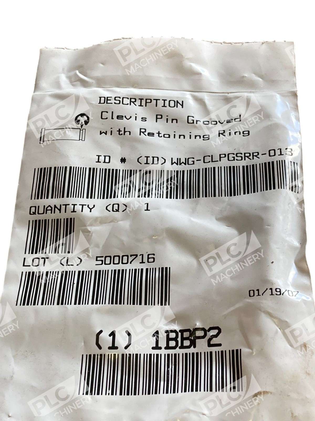 Lot of 6 1BBP2 Grooved Clevis Pin - Image 7