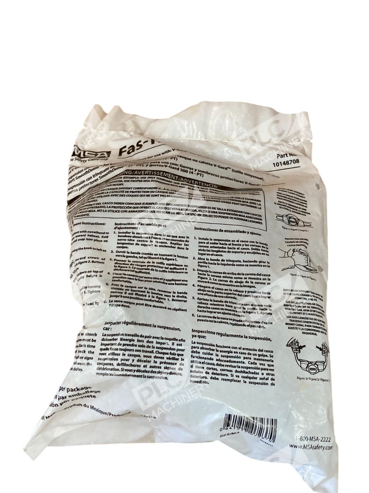 MSA Ratchet Suspension For Protective Helmet Fas-Trac III 10148708