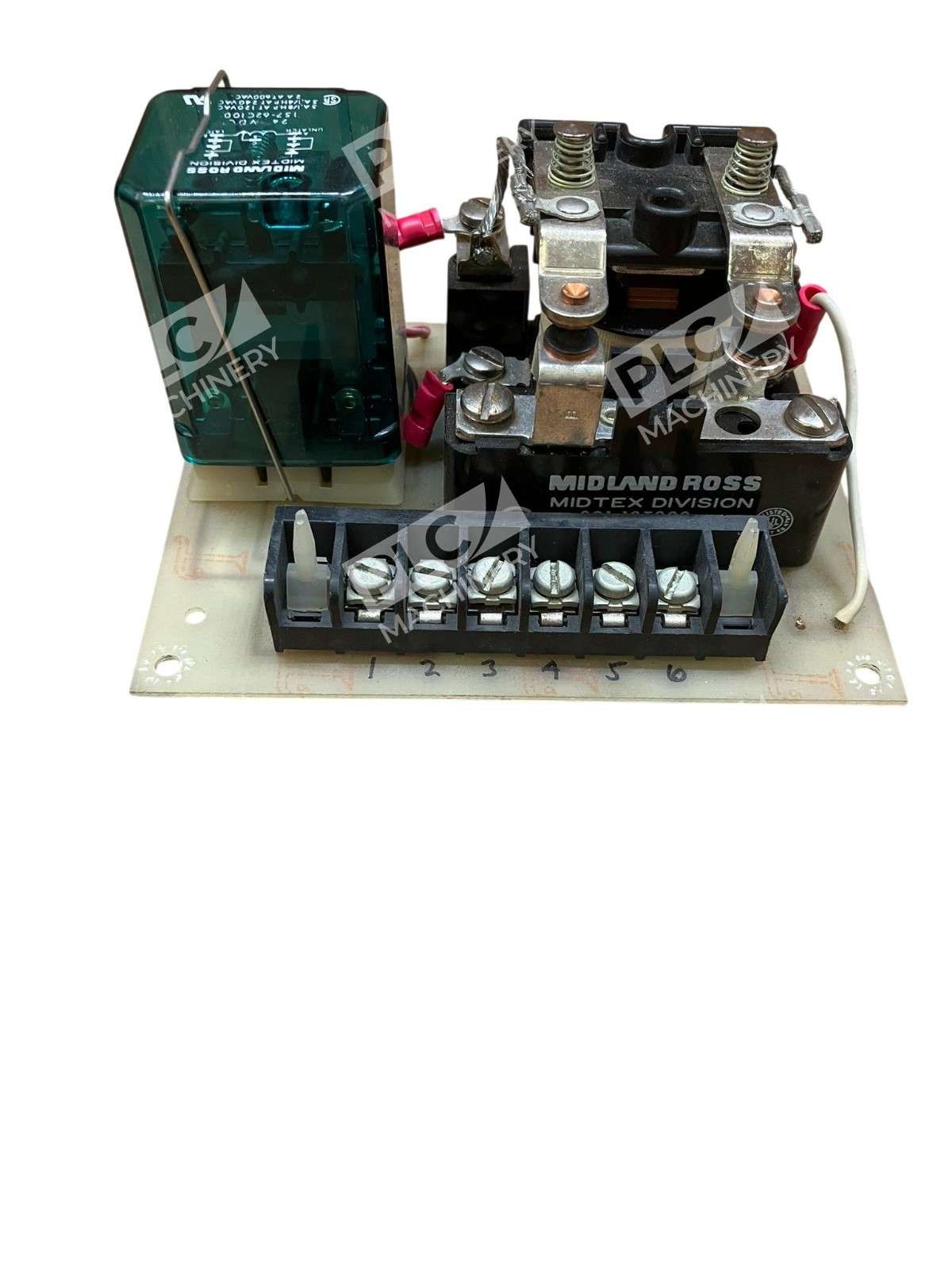 Midland Ross Midtex 157-62C100 DPDT 24VDC Industrial Relay F-61087 - Image 5