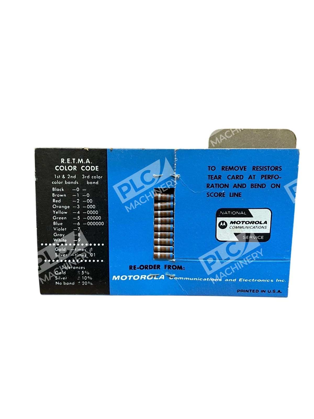 Motorola 680Ω 1/2W Carbon Composition Resistors ±10% Vintage Pack 6-6040 - Image 4