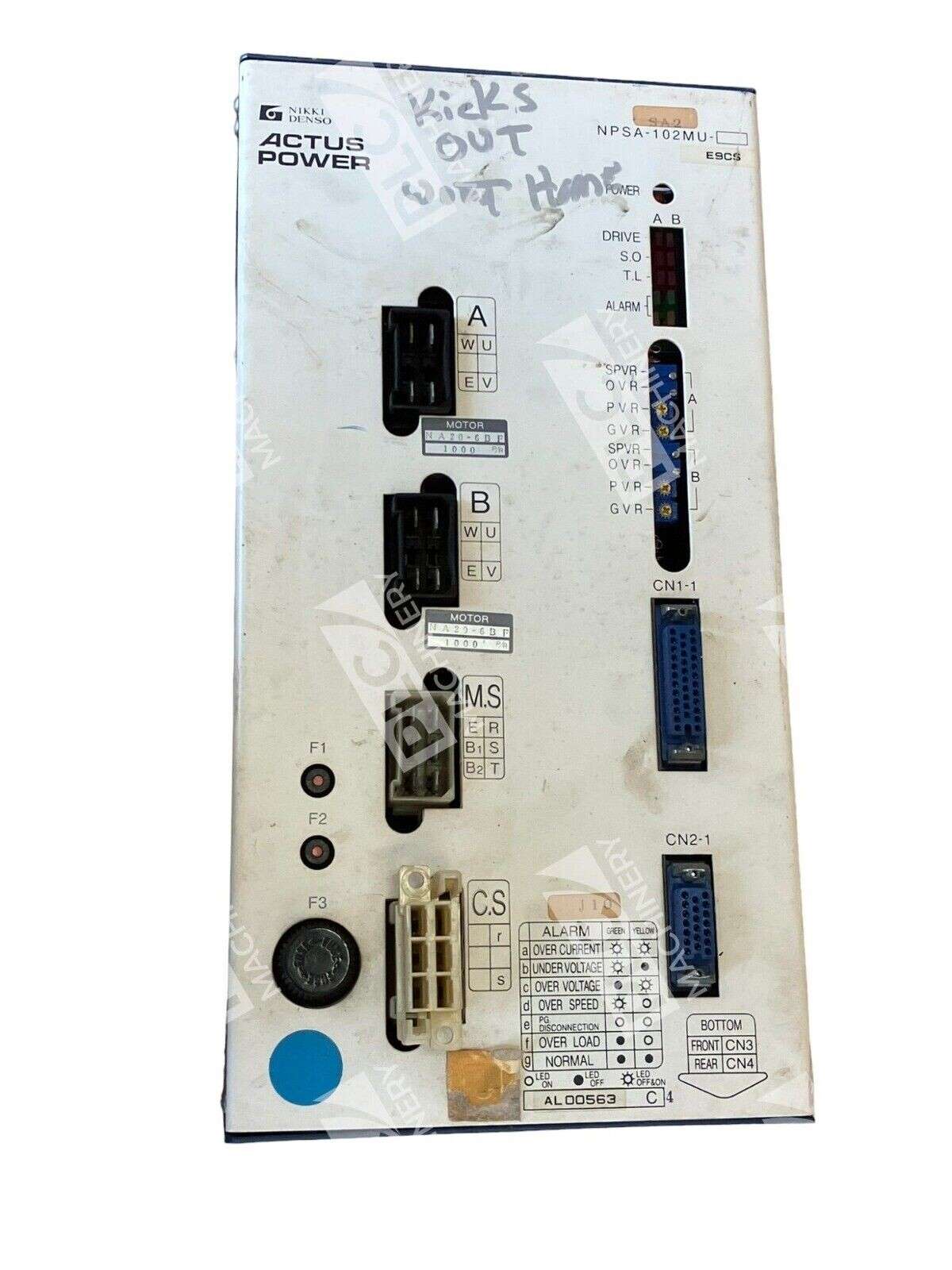Nikki Denso Actus Power NPSA-102MU-E9CS Servo Drive - Image 4