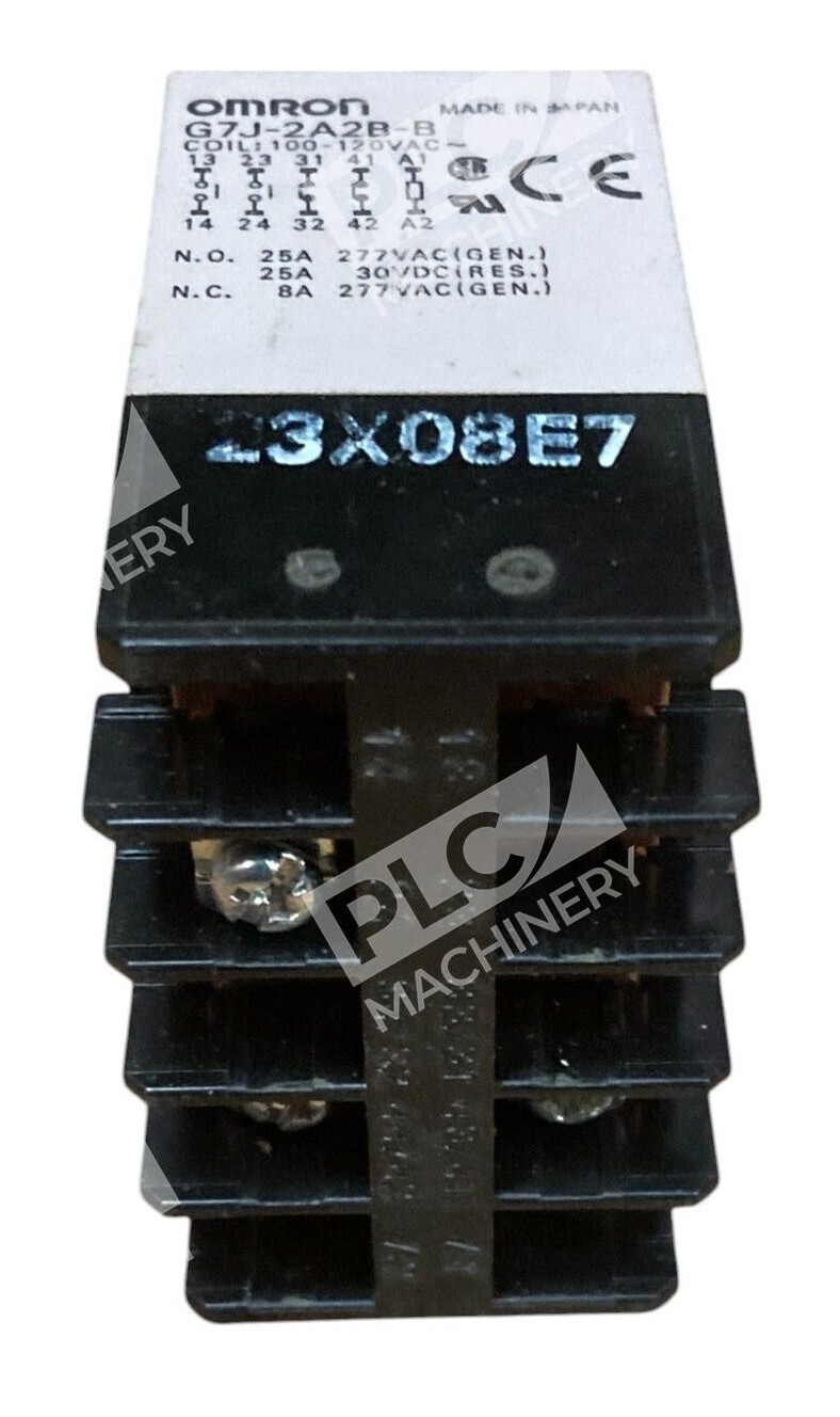 Omron 100-120VAC 23X08E7 Relay G7J-2A2B-B - Image 4