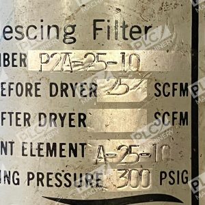 Pneumatech New Aire Coalescing Filter P2A 25 10 227036446128