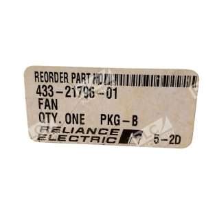 Reliance Electric PKG B Fan Blade 433 21796 01 226792577228