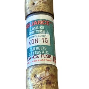 Reliance KON 15 One Time Fuse 15A 250VAC Class K5 297982291468