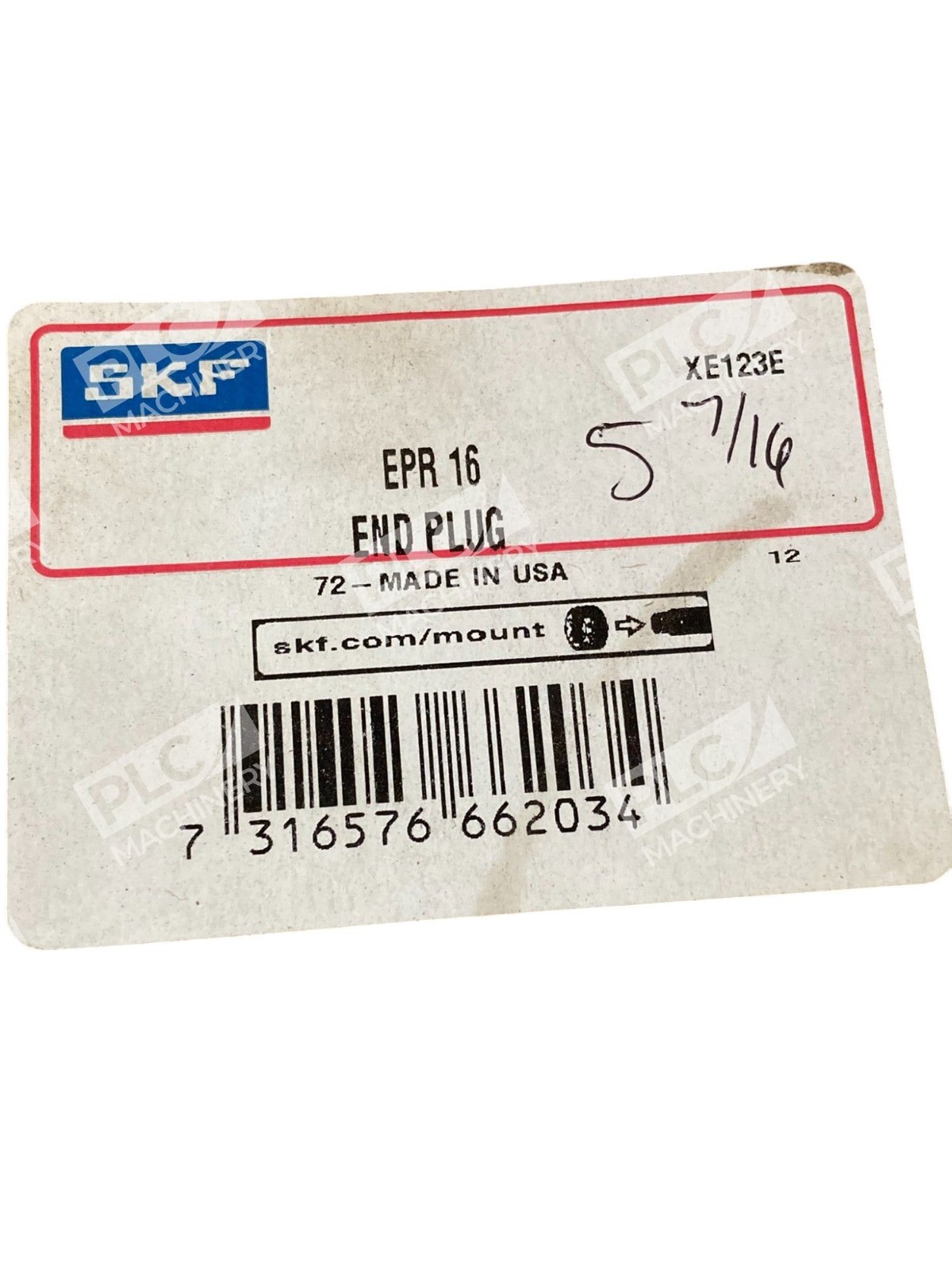 SKF EPR16 EPR 16 End Plug EPR-16 - Image 3
